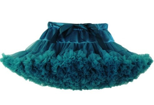 The fluffy tutu petti skirt is everything you want in a tutu. The ruffles are layered giving it a ton of poof! A satin bow lines the front. The color is gorgeous! 
