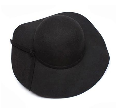 
            
                Load image into Gallery viewer, Add this gorgeous wide brim felt hat to all of your Fall styles! We have three colors for your mini fashionista to choose from - red wine, black and beige. We also have the matching hat for mommy too! 
            
        